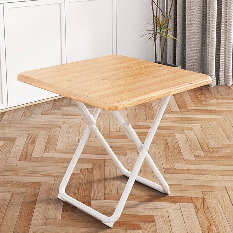 奥伦福特折叠桌子家用可折叠桌子小户型简易吃饭正方形简约方桌便