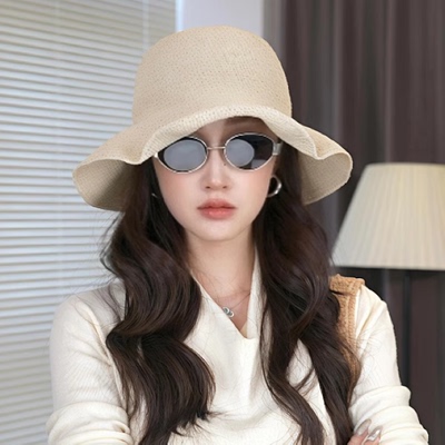 夏季时尚渔夫帽海边出游百搭遮阳