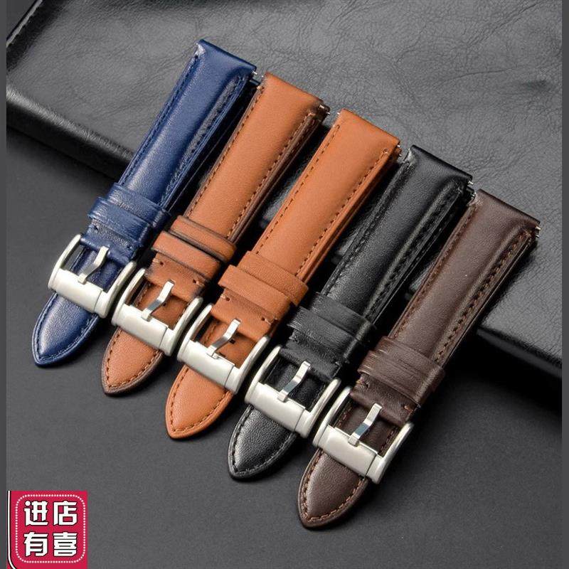 通用化石真皮手g表带酷炫皮带男FS5237平纹牛皮202224fossil