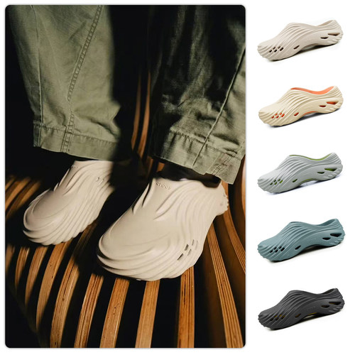Crocs卡骆驰旋风波波clog沙滩鞋