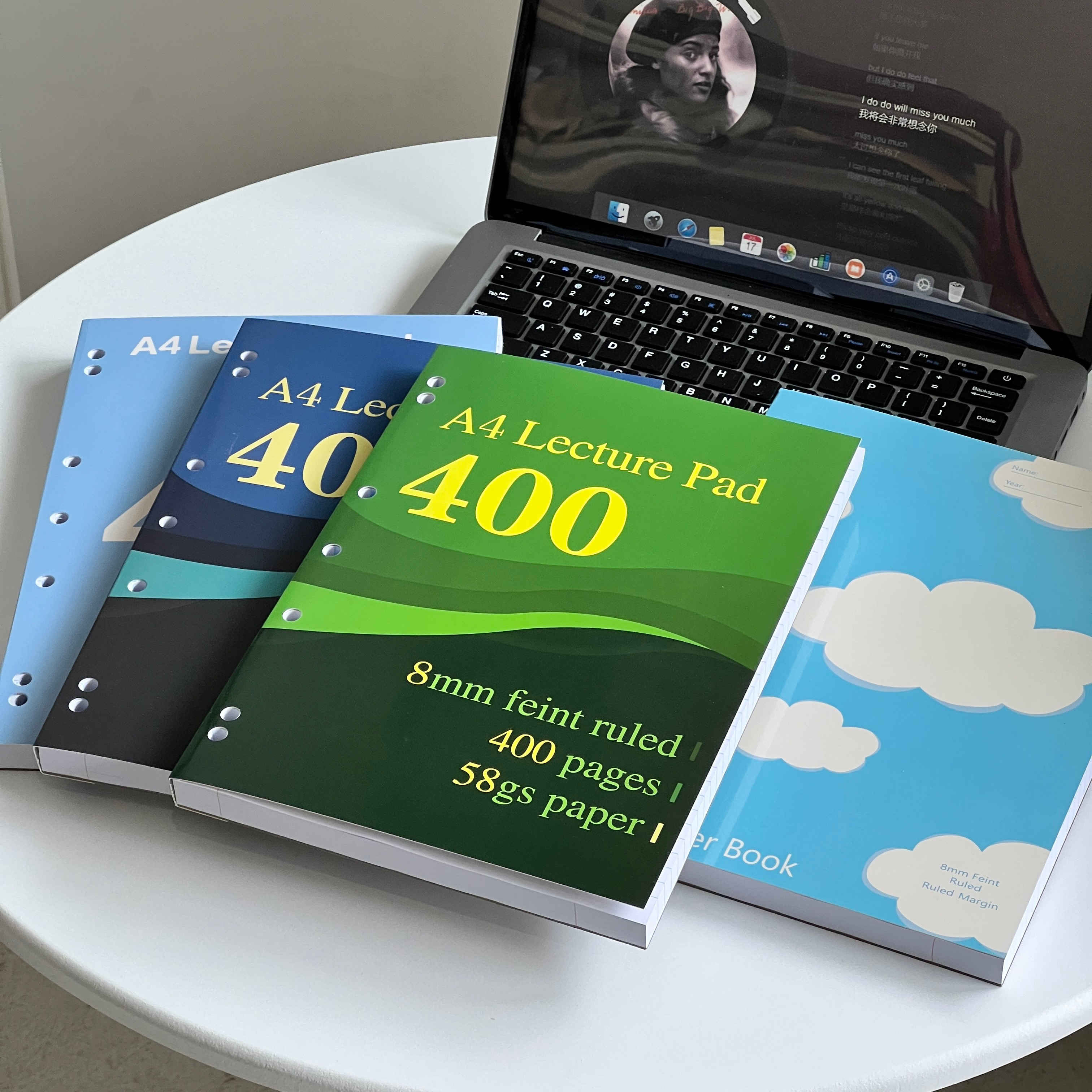 薄脆笔记本考研草稿横线拍纸本