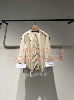 速 LESS女装国内代购2025秋季无领松弛感休闲夹克外套女2P861850H