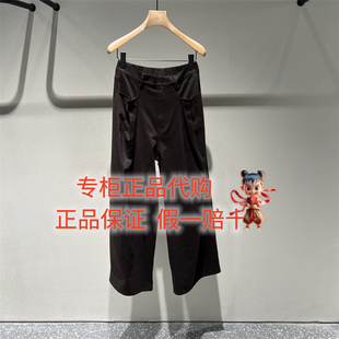 现货商场同款LESS2025冬季新款2PBE15010阔腿休闲裤子超长裤1795