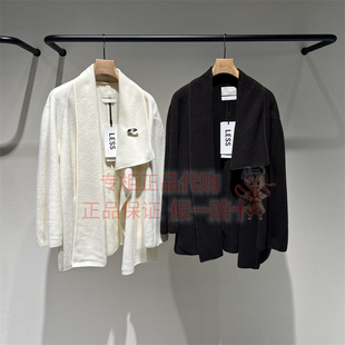 速发 国内正品代购 LESS女装 2025秋季中长毛呢外套2P9825940大衣