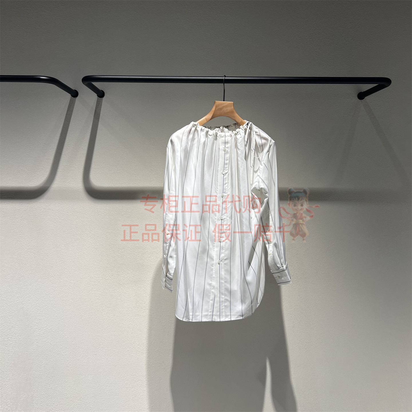 现货 LESS女装2025秋季 2P7218600条纹百分百桑蚕丝长袖上衣 2295