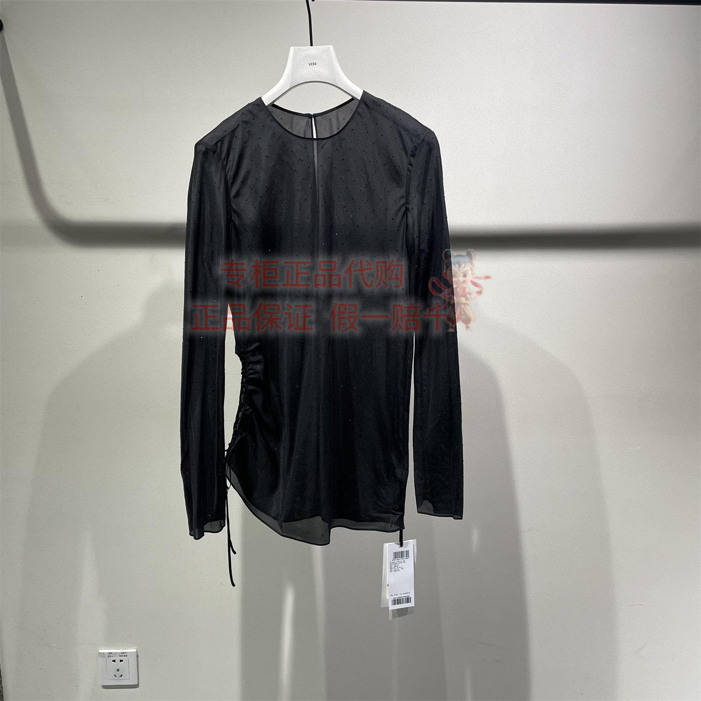 现货 商场同款LESS2025冬季新款2PA214840桑蚕丝衬衫雪纺衫上衣潮