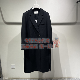 LESS女装国内正品代购 2025冬季 2P0817290西装领毛呢大衣5995