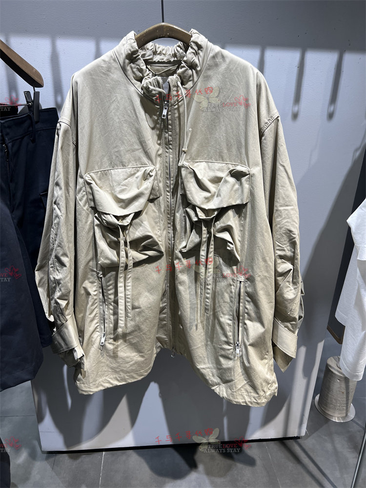 现货 JNBY/江南布衣专柜正品23秋季风衣立领宽松女5N8912680-1795