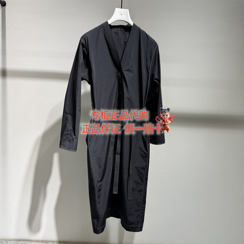 系带长袖连衣裙2Q8G15880