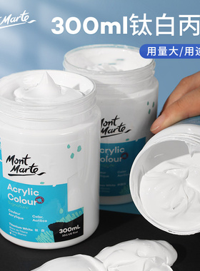 white acrylic paint Montmartre 300ml Fine art wall  painting