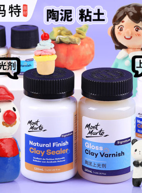 Clay Gloss Varnish陶泥石塑粘土手办上亮油亮光剂防水Sealer哑光