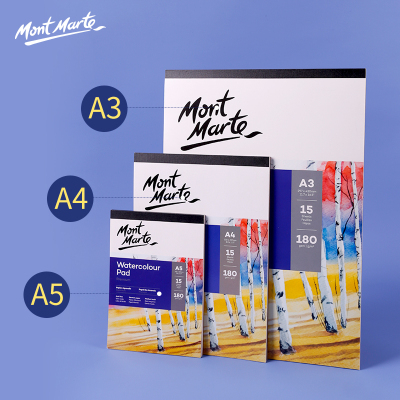 Watercolor painting book  aquarelle paper montmarte art book