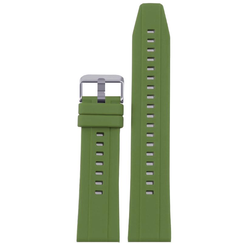 适用华为aGT43pro硅胶表带watch3智能pronew手表云杉绿荣耀magic