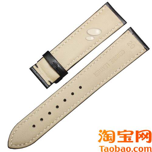 真皮手表带适配天梭浪琴欧米茄罗西尼表带I男女款牛皮配件1620mm