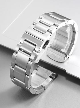 适配天梭钢带T044律驰系列1853精钢表带PRS516T04441V7/430A表链