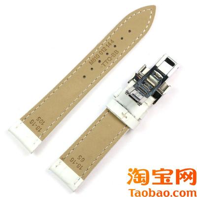 适用美度贝伦赛丽M007女款表带M007.207A18MM真皮V手表mido皮带