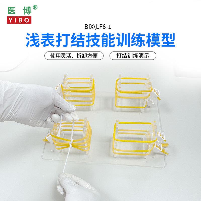 医博BIX-LF6-l1高级浅表打结训练模型外科手术血管缝合打结教学练