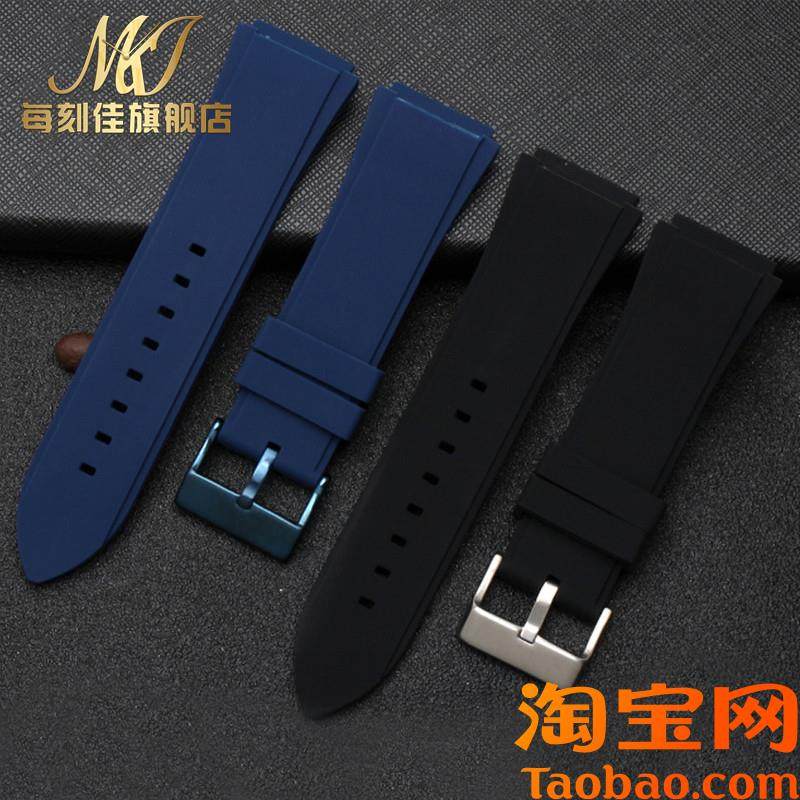 代用盖尔斯GUESS手表带W0247G3W0040G3WK0040G7防水硅胶表带22mm