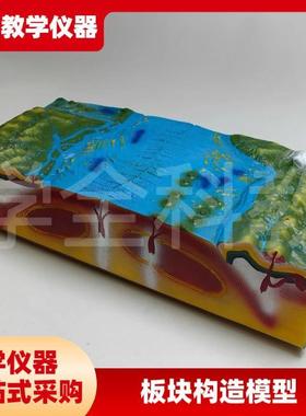 板块构造及地表形态模型J34019地质地壳运动模型初中地理教学仪器
