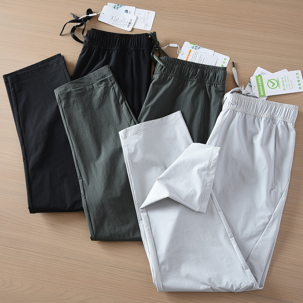 2025夏季新款速干轻薄开车裤户外防晒弹力松紧腰小直筒休闲裤男士,男装,休闲裤,淘宝优惠券,粉丝福利购,淘宝优惠卷