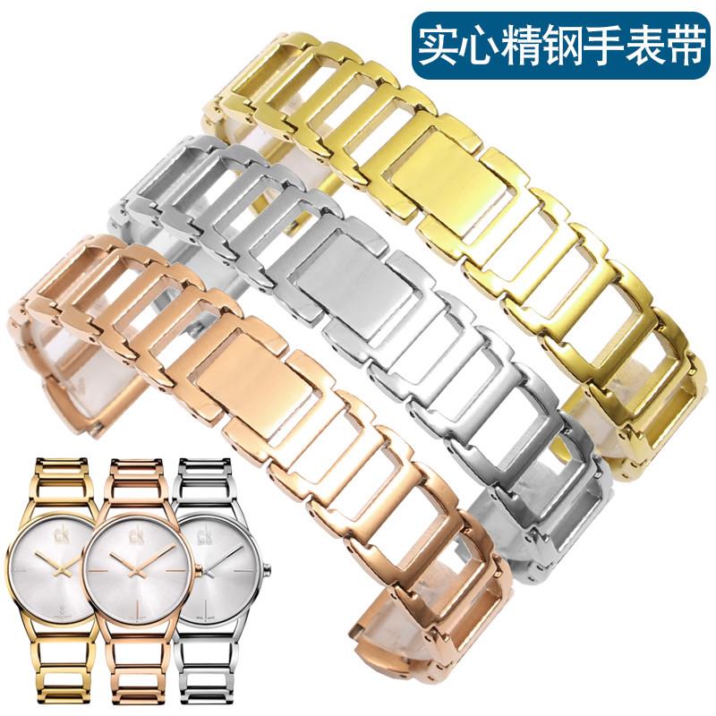 代用CK系列K3G23626/K3G231/K2G231/6K2NY2Y1女士精钢手表带16mm