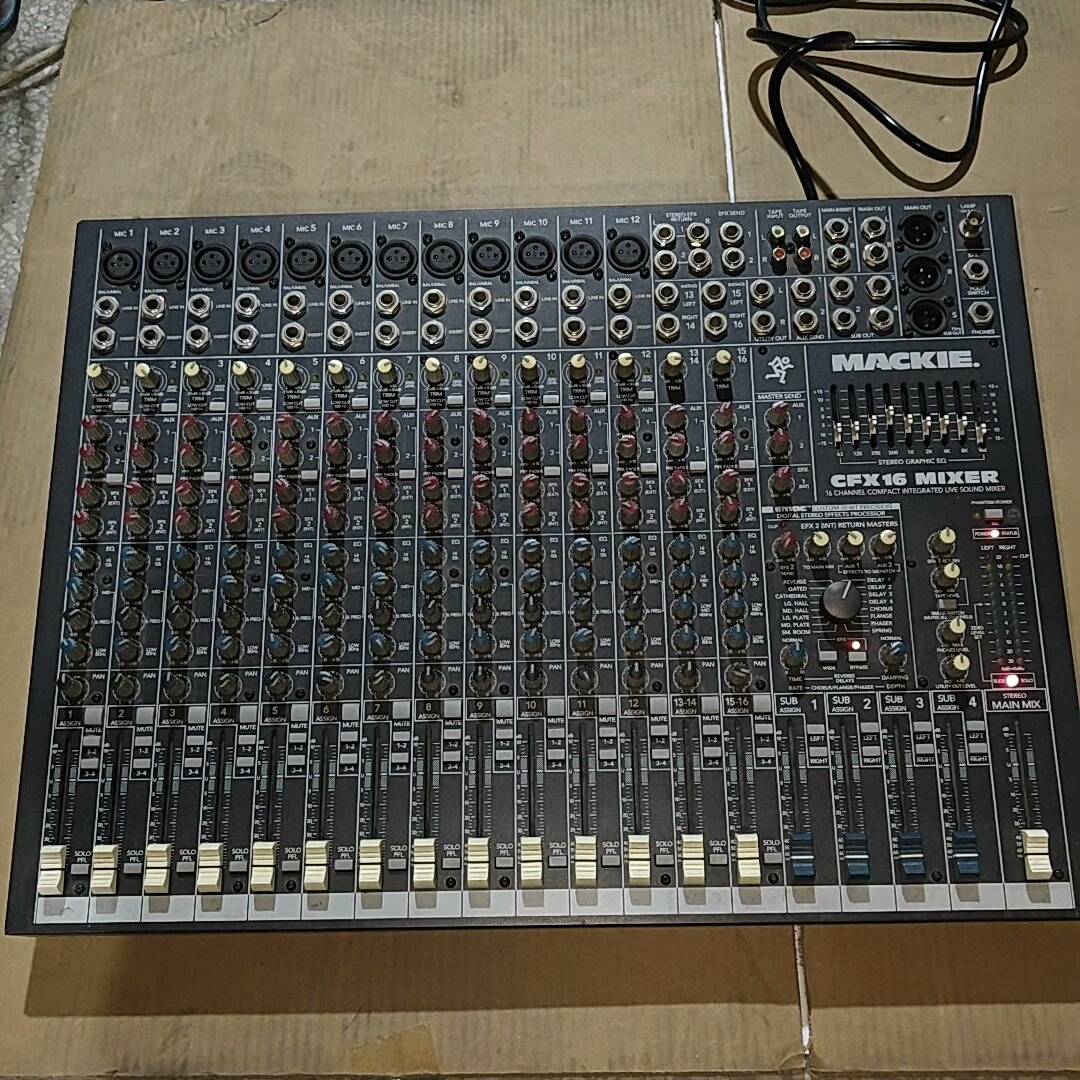 询价购-美奇MACKIE CFX16 MIXER调音台 品相如图 需