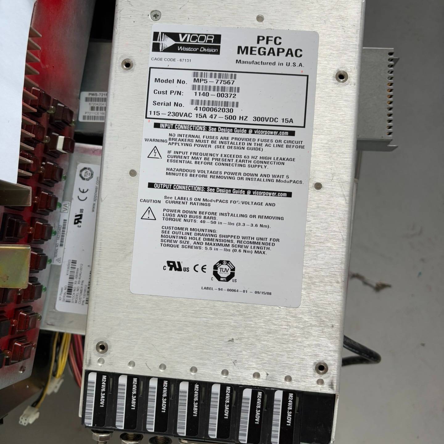 询价购-VICOR PFC MEGAPAC MP5-77567 电源