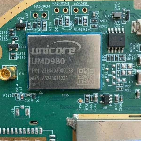 询价购-unicore UMD980主板，拆机件，带MASKROM1