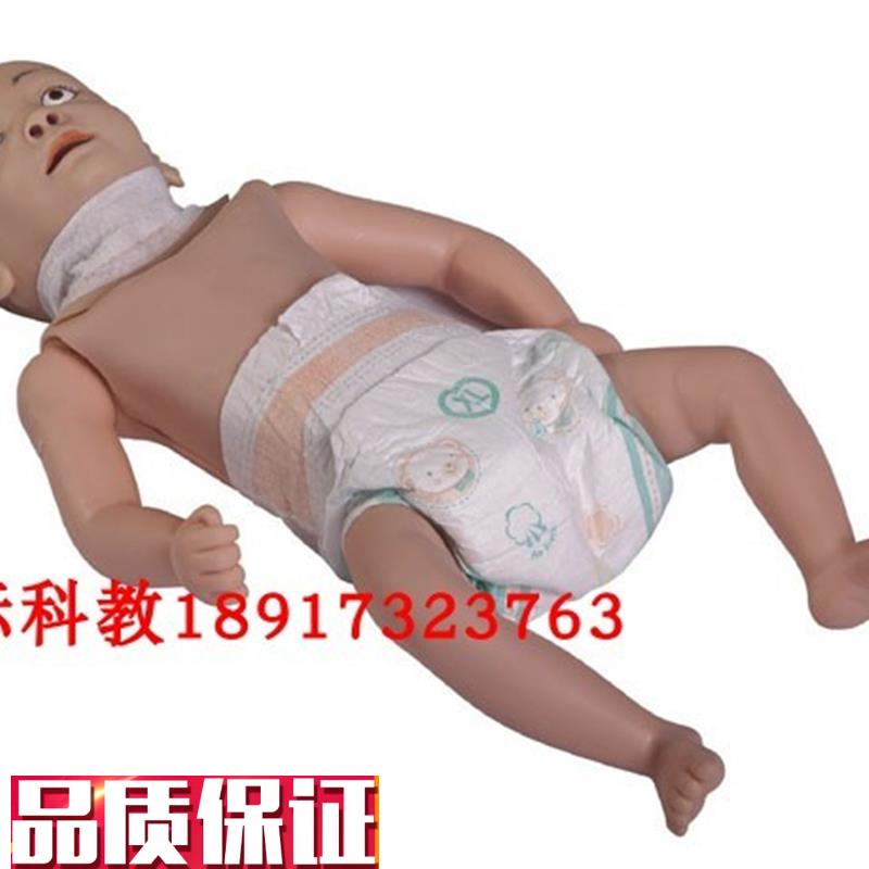 高级儿童气管切开护理训练模D型小儿气管切开模型婴儿模型