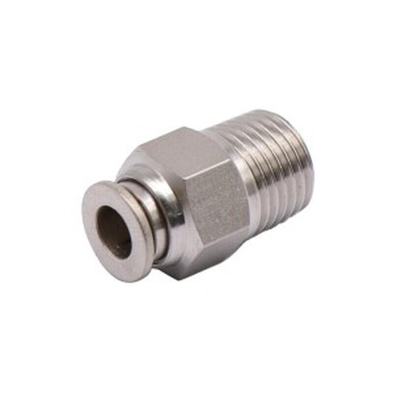 XZA01-D4/D6/D8/D10/D12-1 2 3 4 M5 M6全不锈钢快插外螺纹直接头