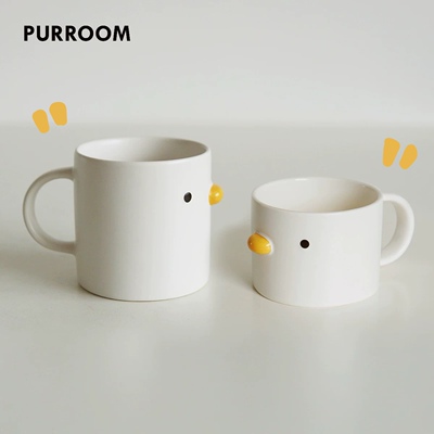 PURROOM原创设计陶瓷马克杯水杯