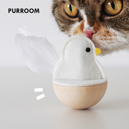 PURROOM猫薄荷不倒翁羽毛逗猫