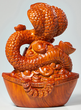 花梨木雕十二生肖摆件全套生肖狗鼠铜牛马虎兔龙鸡羊猴蛇猪工艺礼