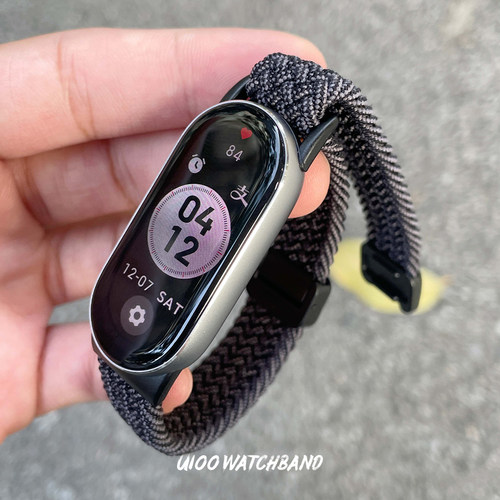 适用小米手环10表带尼龙编织表带