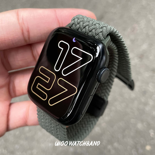 iwatchs10987回环编织磁吸表带