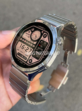 UIOO适用华为GT6手表带保时捷金属高级钢带华为gt5/gt4/gt3表带