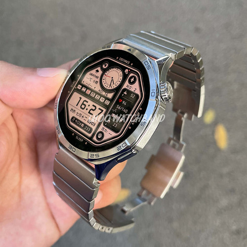 适用华为GT6手表带保时捷金属