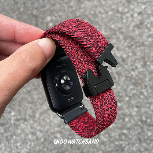 UIOO适用小米手环9Pro编织表带