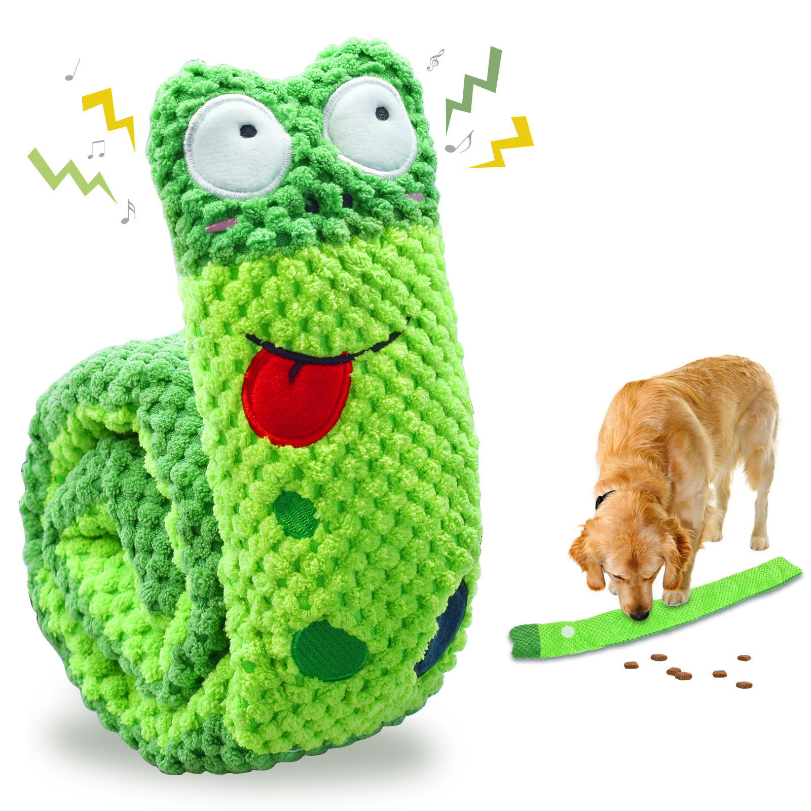 狗玩具嗅闻训练磨牙漏食发声玩具