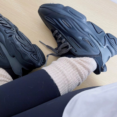 阿迪达斯三叶草男子黑武士老爹鞋