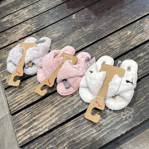 彪马女子外穿毛绒运动休闲拖鞋