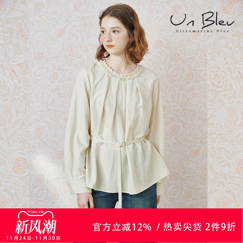 圆领衬衫女早春女装2025新款