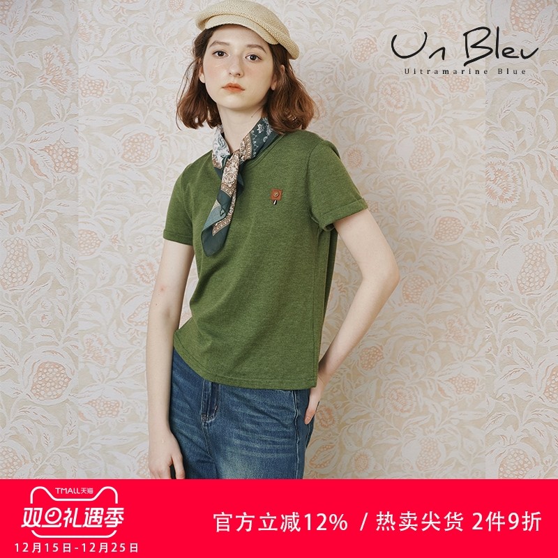 短袖针织衫女2025新款