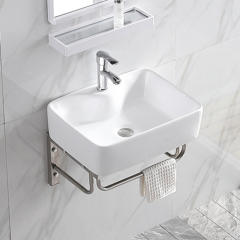 简易洗脸盆柜组合挂墙式迷你洗手池小户型卫生间厕所阳台洗漱台,家装主材,挂墙式洗脸盆,淘宝优惠券,粉丝福利购,淘宝优惠卷