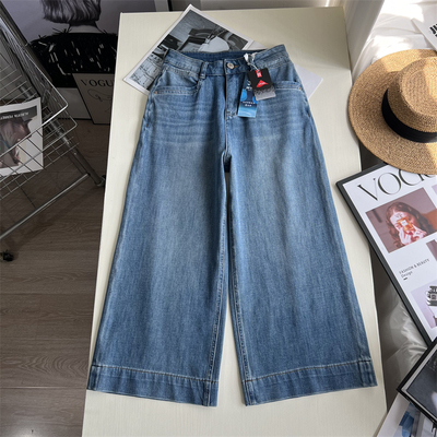 薄款宽松显瘦小个子阔腿裤夏