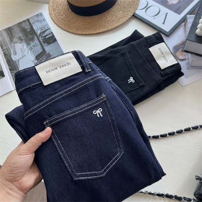 2024秋新九分直筒牛仔裤