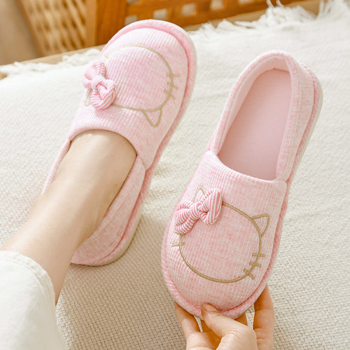 月子鞋春秋款包跟产后夏季薄款孕妇产妇9月份10家居软底棉拖鞋女