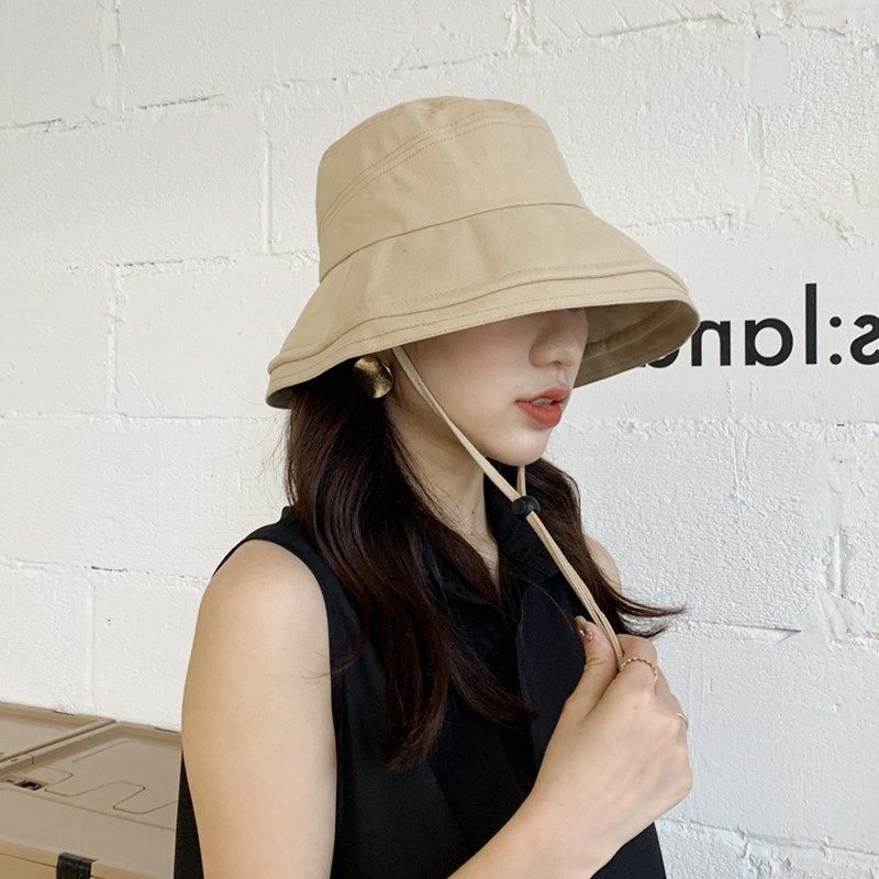 Soledad Fisherman hat summer Korean Edition Versatile Large canopies Visor solar system literature Covering her facein the Accessories/Leather belt/Hat/Muffler , Hat  category - from Buy2taobao.com to provide professional Taobao agent buy service