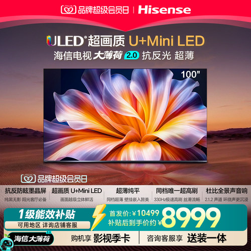 海信电视大薄荷2.0100吋MiniLED
