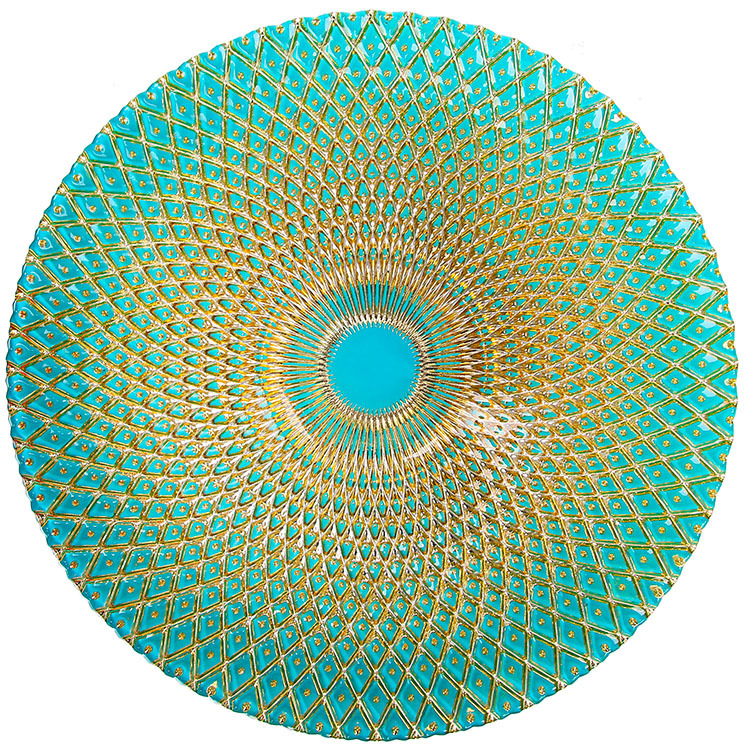 轻奢西餐盘子网红水果盘玻璃家用茶几干果零食摆放盘瓜子糖果托盘